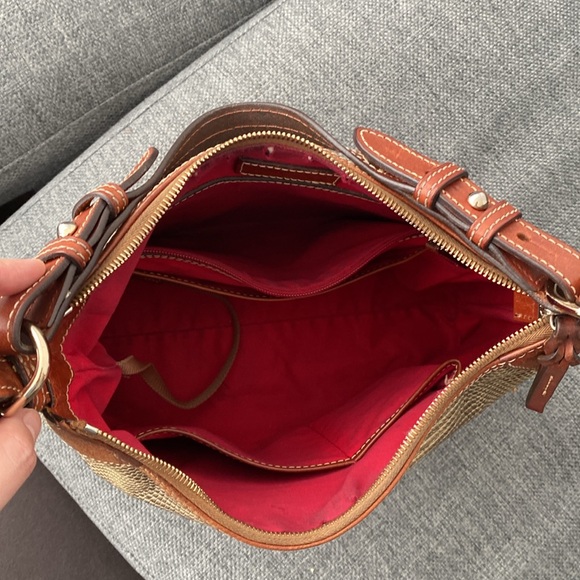 Dooney & Bourke Embossed Lizard Hobo Bag - Picture 10 of 10